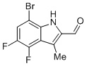 7-bromo-4,5-difluoro-3-methyl-1H-indole-2-carbaldehyde