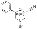 cis-4-benzyl-6-phenylmorpholine-2-carbonitrile