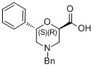 trans-4-benzyl-6-phenylmorpholine-2-carboxylic acid