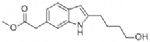 methyl 2-(2-(4-hydroxybutyl)-1H-indol-6-yl)acetate