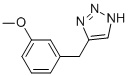 4-(3-methoxybenzyl)-1H-1,2,3-triazole