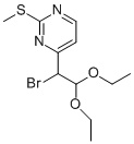 4-(1-bromo-2,2-diethoxyethyl)-2-(methylthio)pyrimidine