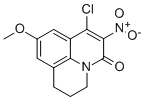 1-chloro-9-methoxy-2-nitro-6,7-dihydropyrido[3,2,1-ij]quinolin-3(5H)-one