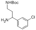 tert-butyl (3-amino-3-(3-chlorophenyl)propyl)carbamate