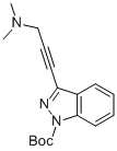 tert-butyl 3-(3-(dimethylamino)prop-1-yn-1-yl)-1H-indazole-1-carboxylate