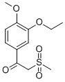 1-(3-ethoxy-4-methoxyphenyl)-2-(methylsulfonyl)ethanone