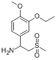 2-(3-ethoxy-4-methoxyphenyl)-1-(methylsulfonyl)eth-2-ylamine