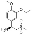 (S)-1-(3-ethoxy-4-methoxyphenyl)-2-(methylsulfonyl)ethanamine