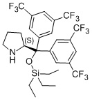 S-2-[bis[3,5-bis(trifluoromethyl)phenyl][(triethylsilyl)oxy]methyl]-Pyrrolidine