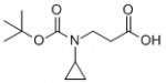 3-(TERT-BUTOXYCARBONYL(CYCLOPROPYL)AMINO)PROPANOIC ACID