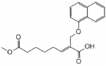 (E)-8-methoxy-2-((naphthalen-1-yloxy)methyl)-8-oxooct-2-enoic acid