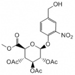 (2S,3R,4S,5S,6S)-2-(4-(hydroxymethyl)-2-nitrophenoxy)-6-(methoxycarbonyl)tetrahydro-2H-pyran-3,4,5-triyl triacetate