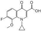 1-cyclopropyl-7-fluoro-8-methoxy-4-oxo-1,4-dihydroquinoline-3-carboxylic acid